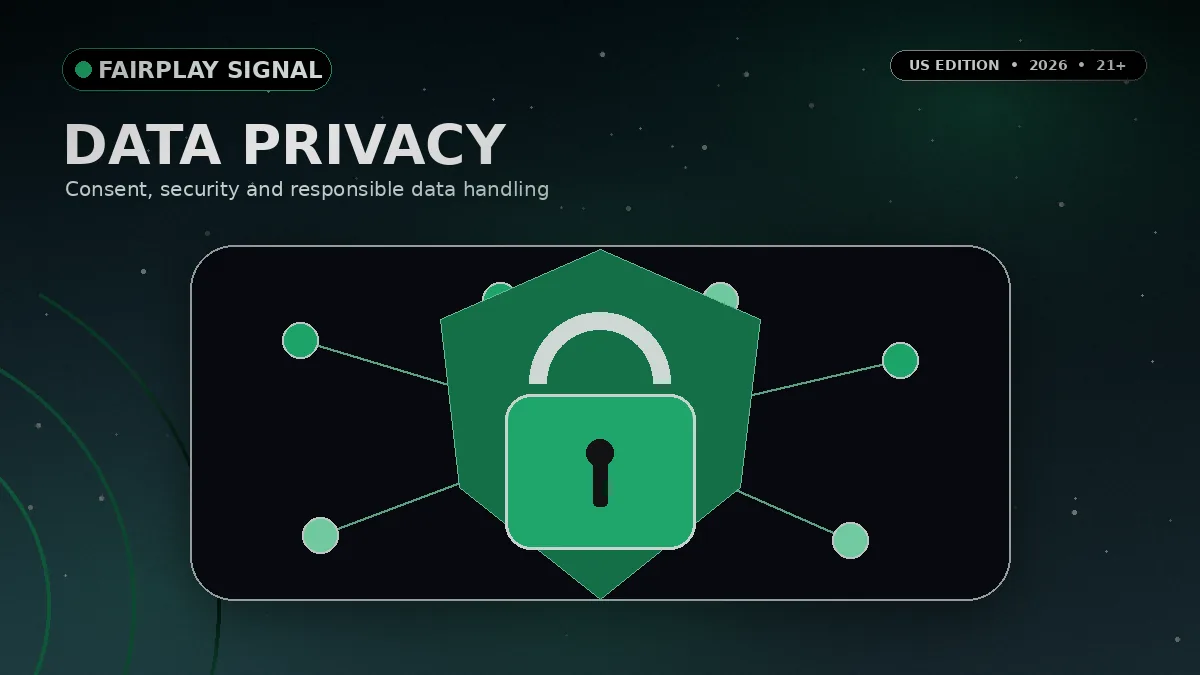 Privacy policy illustration for FairPlay Signal's no deposit bonus guides