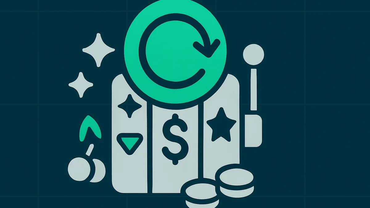 Illustration of no deposit free spins on US online slots