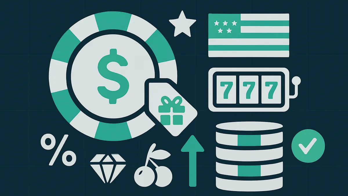 Illustration of how a no deposit bonus becomes bonus credit for US online casino players in 2026