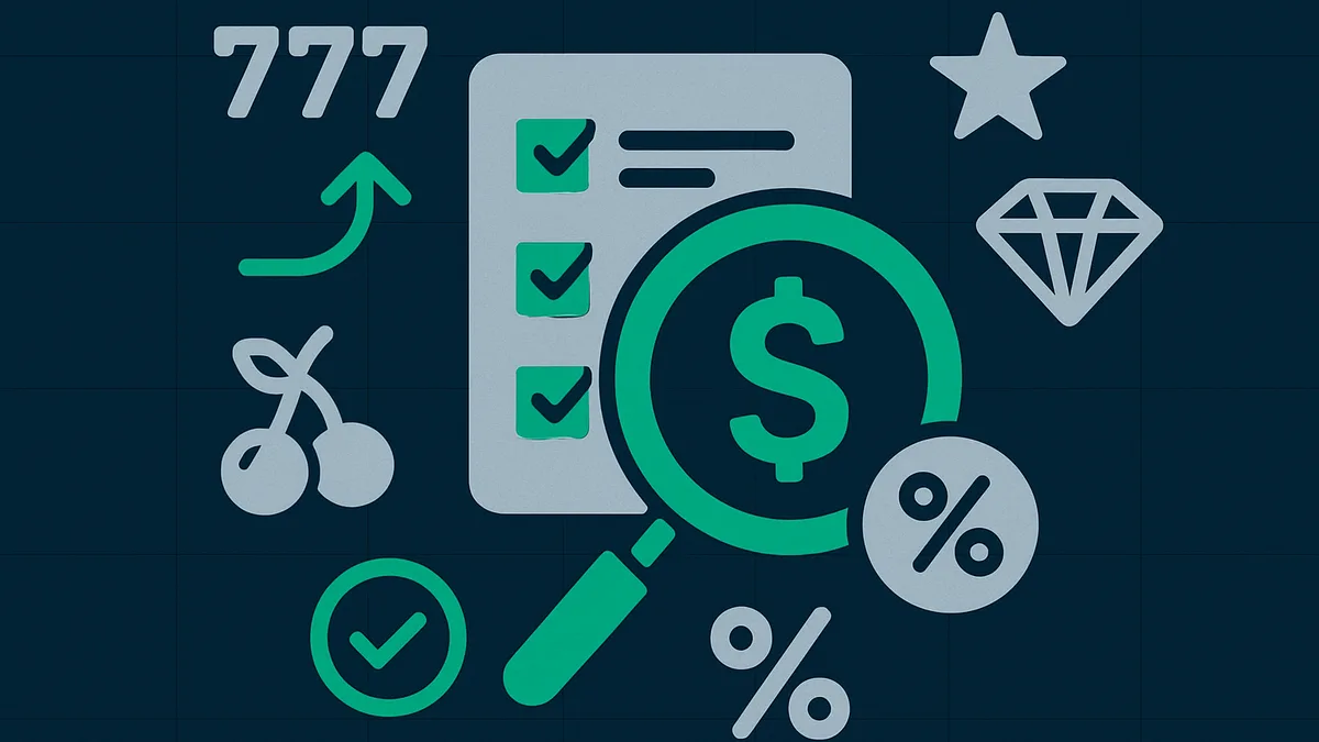 Illustration of reading no deposit bonus wagering terms and fine print