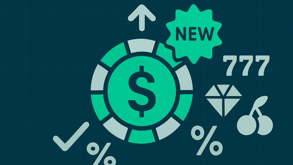 Illustration of new US online casinos launching with no deposit bonus offers in 2026