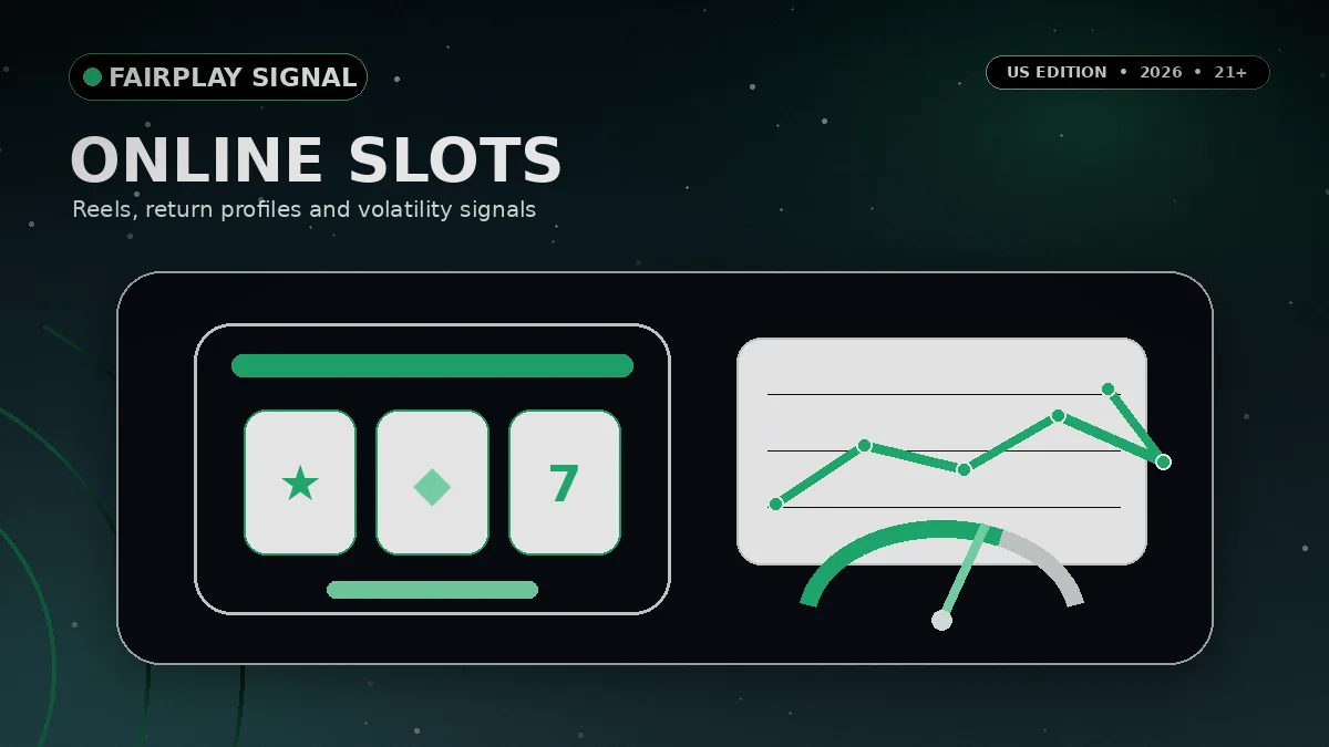 US online slots explained — RTP, volatility and no deposit bonus play in 2026